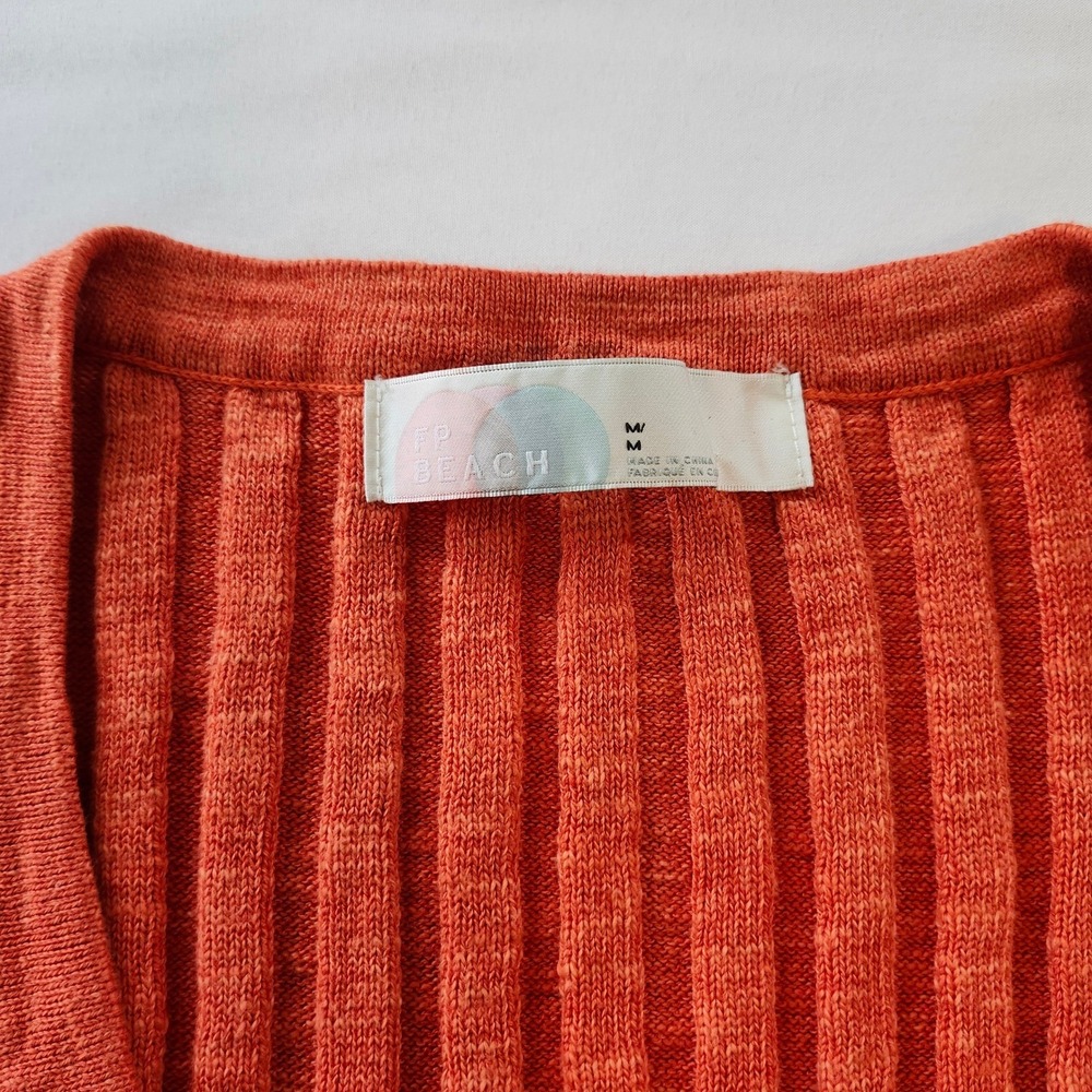 Free People Beach Veda sweater Set Ribbed Knit Tank Top Vest & Skirt Outfit Med - Picture 9 of 11